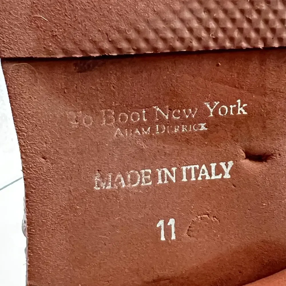To Boot New York Shoes Mens 11 Brown Leather Wingtip Oxford Dress Brogue Lace Up